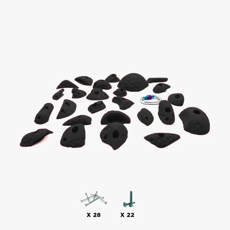 25 prises escalade - bubble
