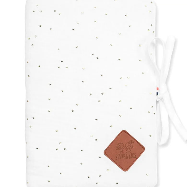 Protège carnet santé gaze coton jeanne