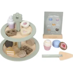 Présentoir à pâtisseries en bois