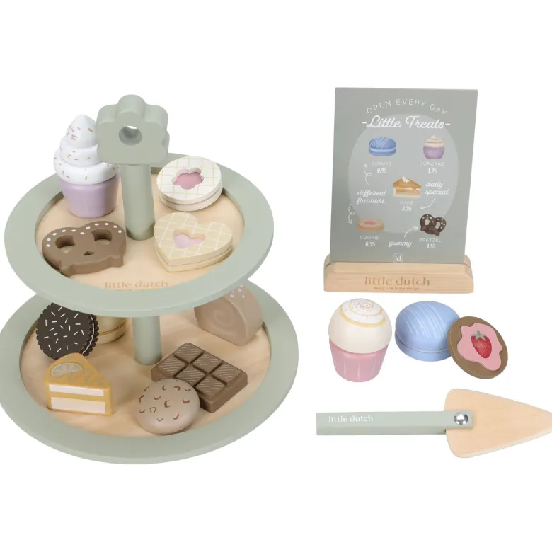 Présentoir à pâtisseries en bois