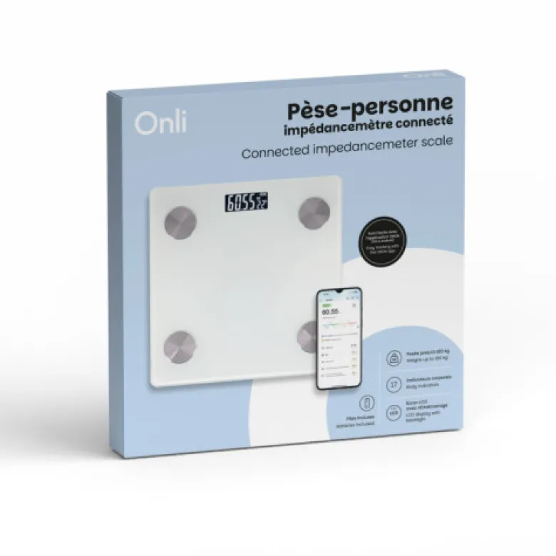 Pèse-personne impédancemètre connecté bl