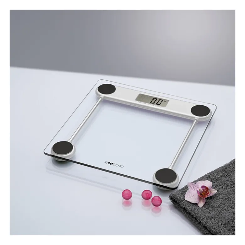 Pèse personne électronique en verre clatronic pw 3368
