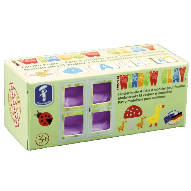 Pâte à modeler pour fenêtre - mauve
