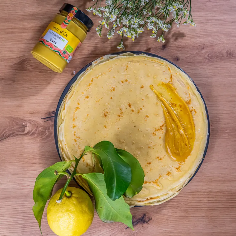 Pâte à tartiner bio saveur yuzu 210 g terre d'Oc