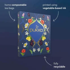 Pukka coffret - cadeau bonne fête, coffret thé 100% bio 45 sachets