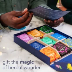 Pukka coffret - cadeau remerciement, coffret thé 100% bio 45 sachets, merci