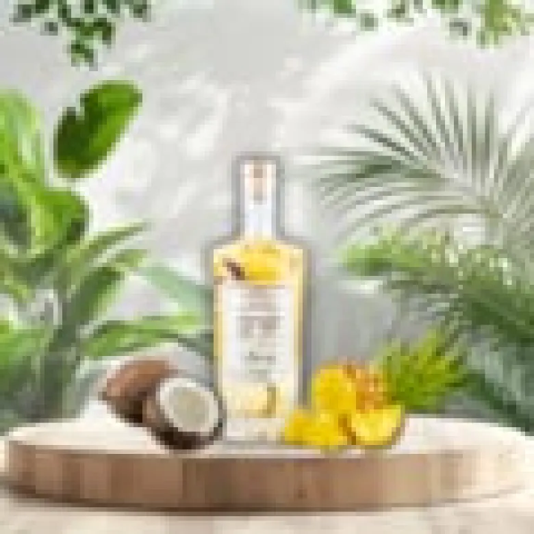 Punch au rhum piña colada – ananas victoria & coco fraîche