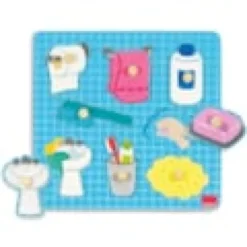 Puzzle bain de l'enfant