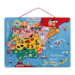 Puzzle carte péninsule ibérique magné