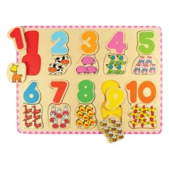 Puzzle de chiffres et de couleurs