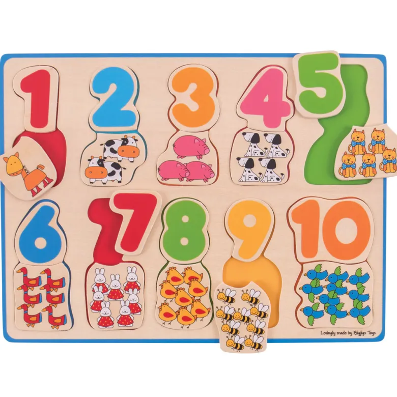Puzzle de chiffres et de couleurs