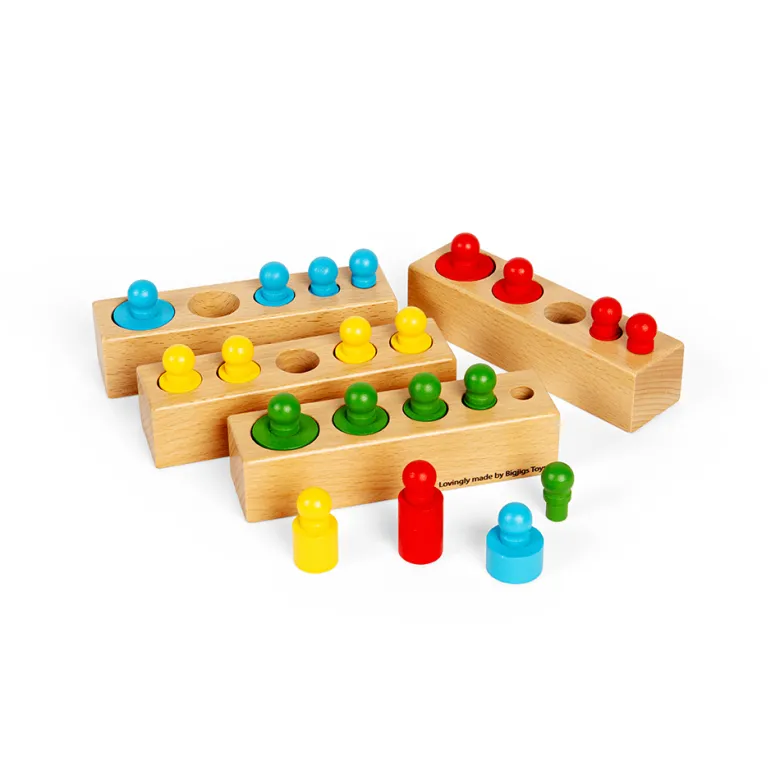 Puzzle de tri des blocs de chevilles