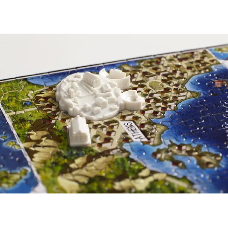 Puzzle 4d grèce antique