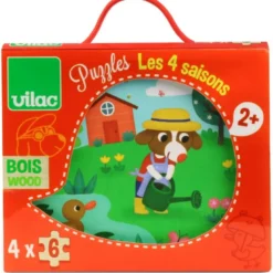 Puzzle en bois les 4 saisons