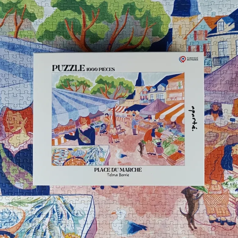 Puzzle 1000 pièces : place du marché