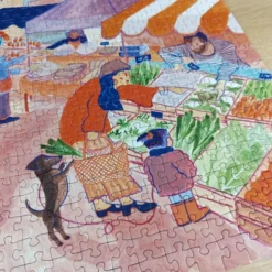 Puzzle 1000 pièces : place du marché