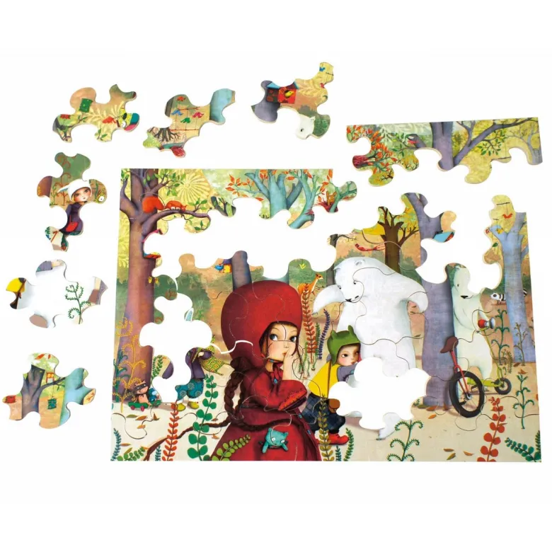 Puzzle - rencontre en foret