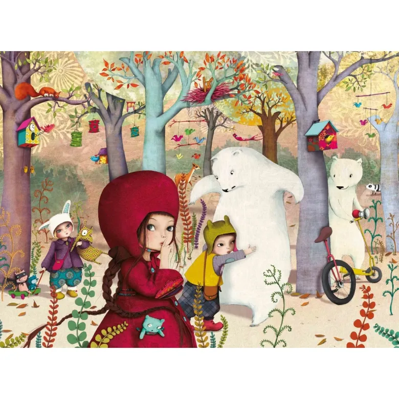 Puzzle - rencontre en foret