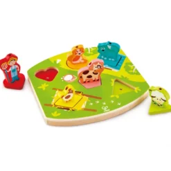 Puzzle sonore animaux ferme hape