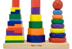 Pyramide cube en bois a emboîter