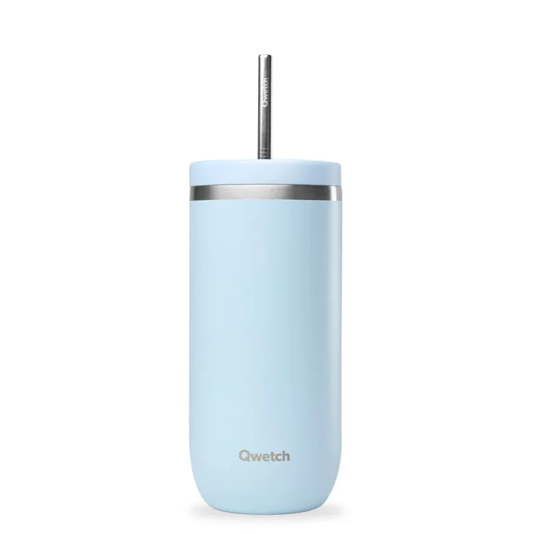 Qwetch cold cup isotherme inox bleu Bleu