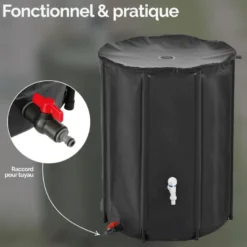 Raccord tuyau récupérateur d'eau