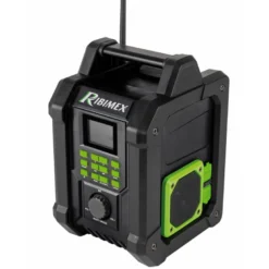 Radio sur batterie r-bat20 20v batterie 2 amp et câble de charge usb