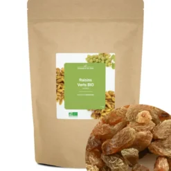 Raisins verts bio - 1kg (séchés) - source de potassium