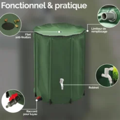 Récupérateur d'eau de pluie - 500 l