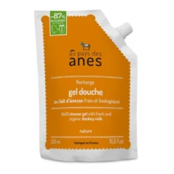 Recharge gel douche au lait d'ânesse frais et bio