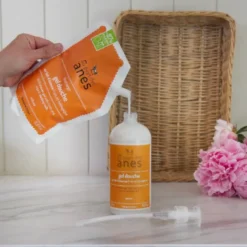 Recharge gel douche au lait d'ânesse frais et bio