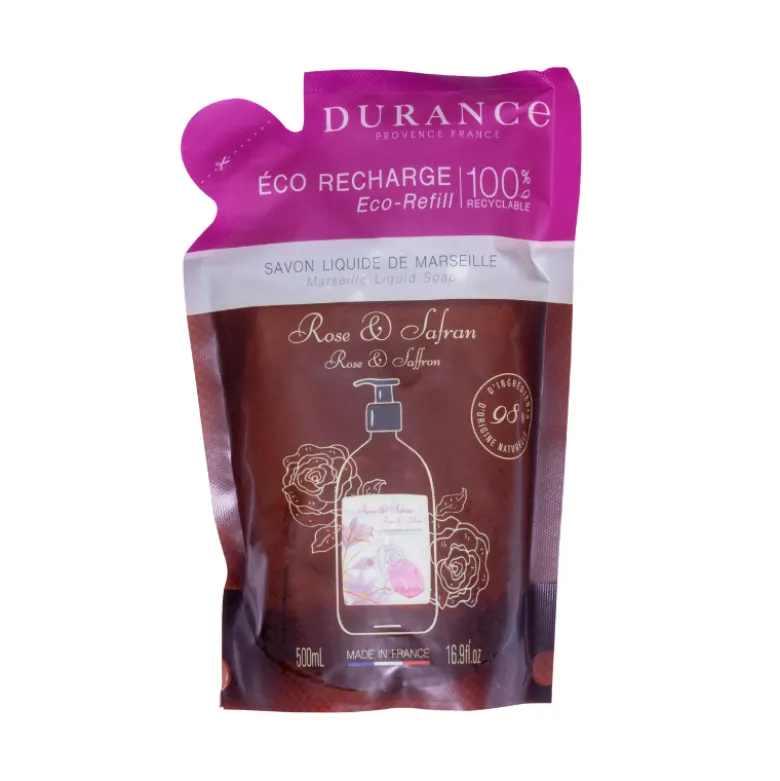 Recharge savon liquide rose & safran