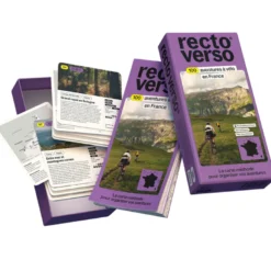 Recto Verso carte-méthode France à vélo