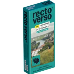 Recto Verso carte-méthode 100 randonnées en Île-de-France à moins de 2h de Paris