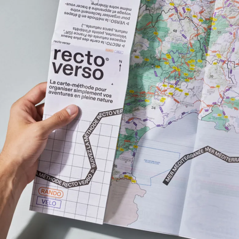 Recto Verso carte-méthode Voyages France