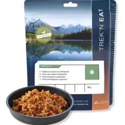 Repas lyophilisé trek'n eat pâtes bolognaise végétariennes