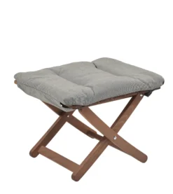 Repose-pieds matty soft blanc noir