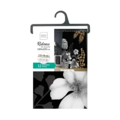 Rideau de douche kelly noir