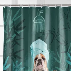 Rideau de douche 180x200 doggy zen