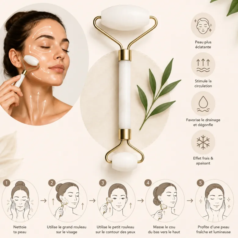 Rituel masseur : 3 accessoires en pierres naturelles pour détendre la peau