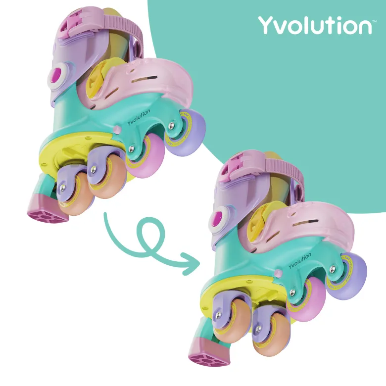 Rollers twista rose paillettes
