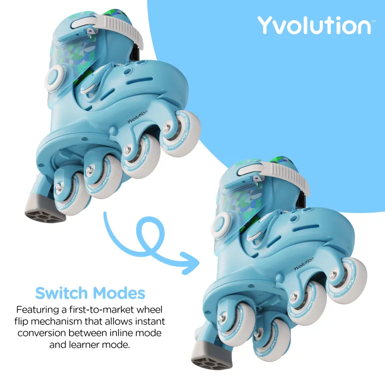 Rollers évolutifs twista bleu 29-33