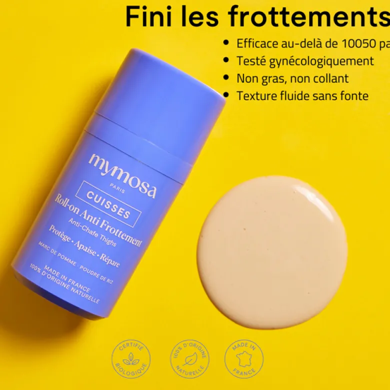 Roll-on anti-frottements pour les cuisses bio Made in France 50 ml Mymosa