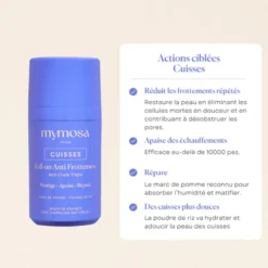 Roll-on anti-frottements pour les cuisses bio Made in France 50 ml Mymosa
