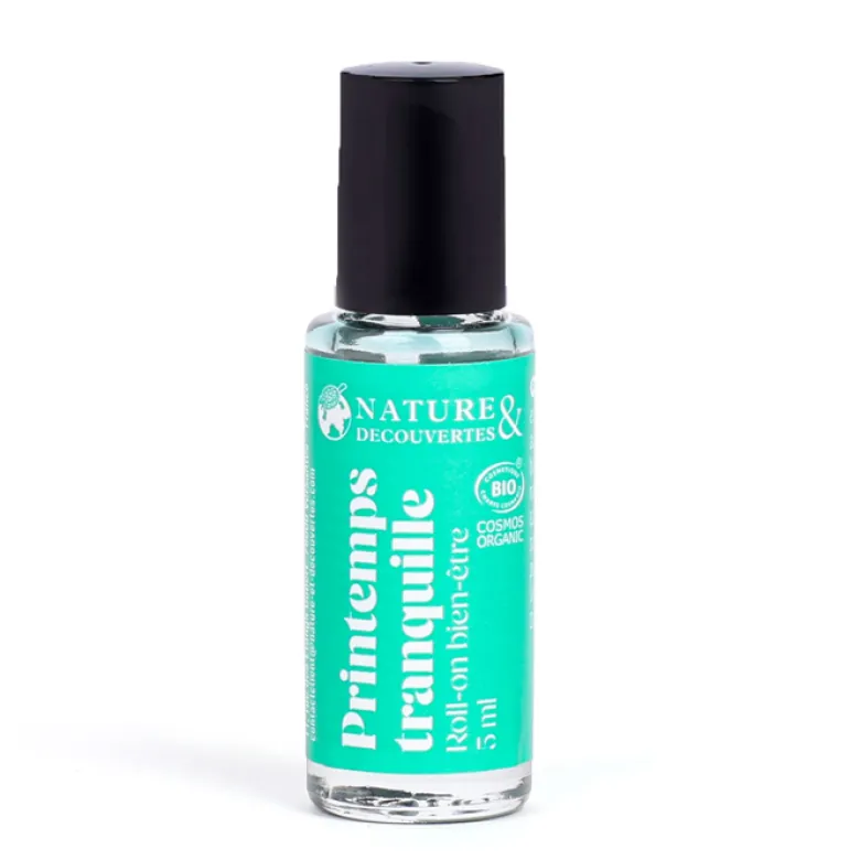 Roll-on printemps tranquille à l'huile essentielle de camomille bleue bio 5 ml