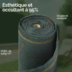 Rouleau de brise vue occultant - 1.20m