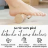 Rouleau massage pour pied masseur bois