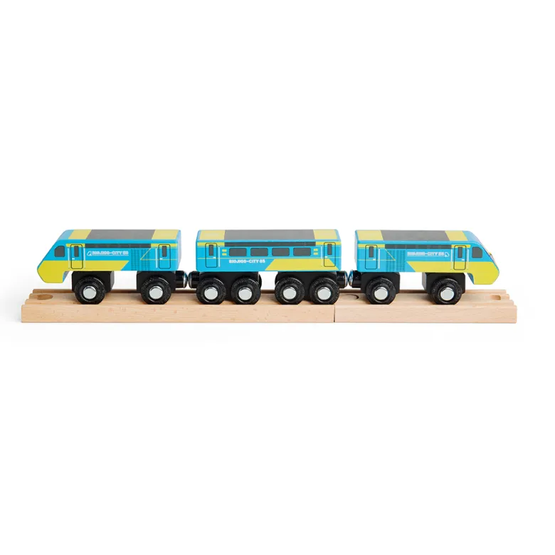 Réplique en bois du train intercity 125
