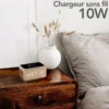 Réveil avec chargeur à induction