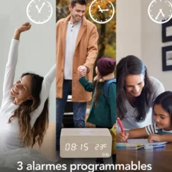 Réveil avec chargeur à induction